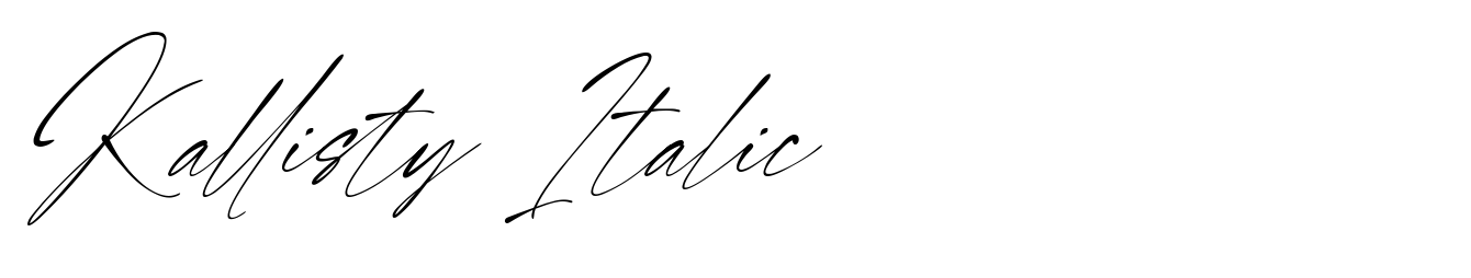 Kallisty Italic